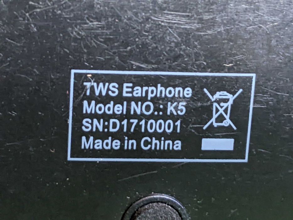 Наушники Навушники Bluetooth TWS K5 оригинальные