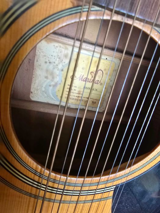 12 strunowa , 45 letnia gitara akustyczna Marina Mark 41 A