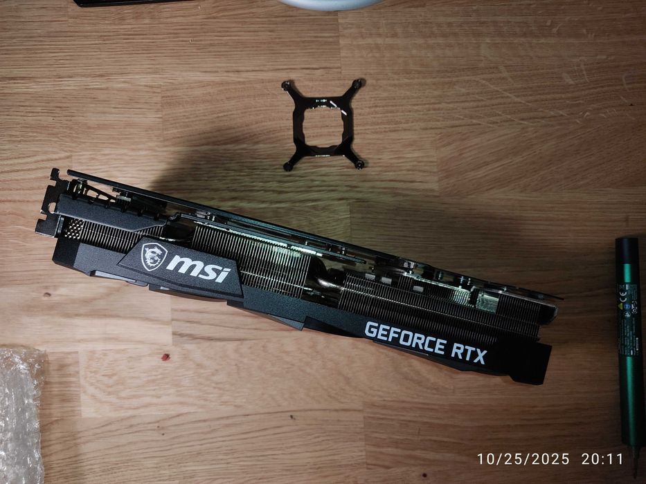 Dissipador + Backplate MSI Ventus 3x RTX 3080