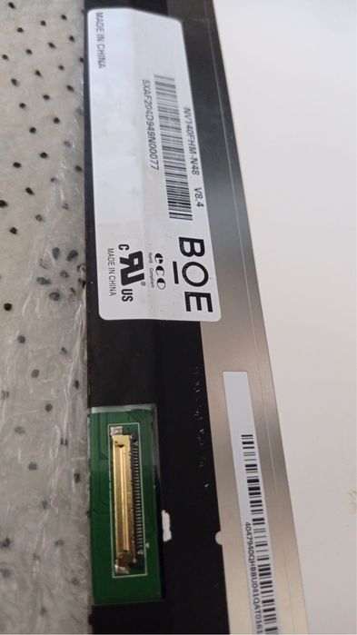 Ecrã BOE 14” Full HD NV140FHM-N48 V8.4 30 Pinos Mate para Portátil