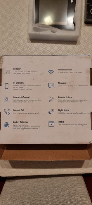 Video porteiro 2 andares - telemóvel