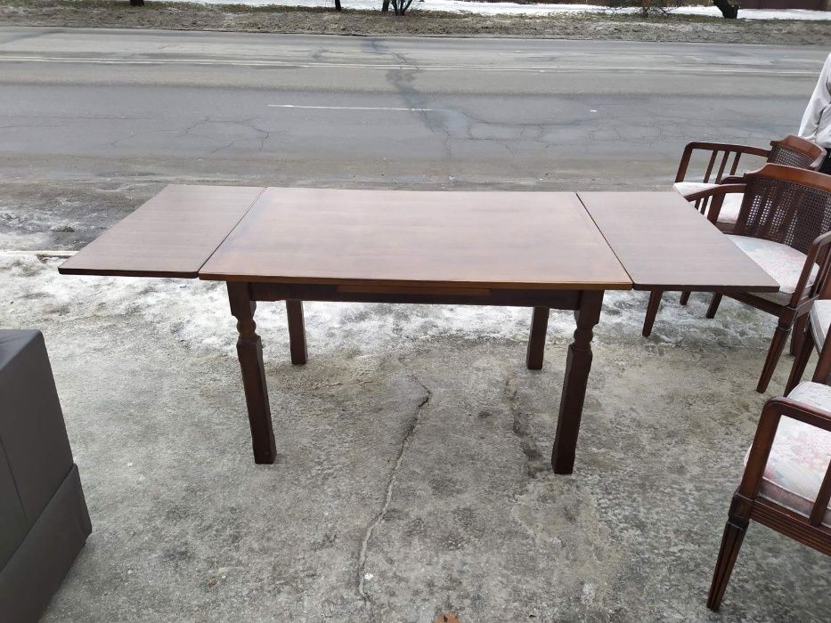 Стол обеденный раскладной деревянный прямоугольный (050107) Германии