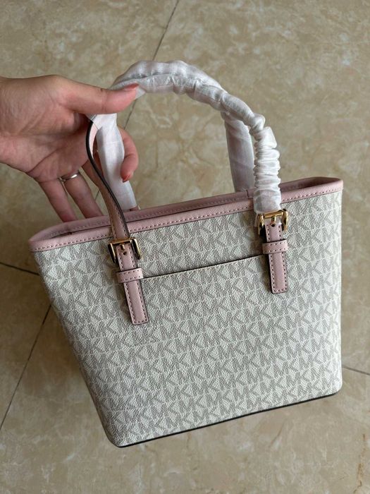 Жіноча сумка Michael Kors jet set travel рожева