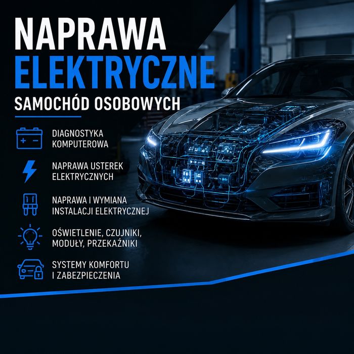 Usługi elektro mechanika. Diagnostyka  programowanie