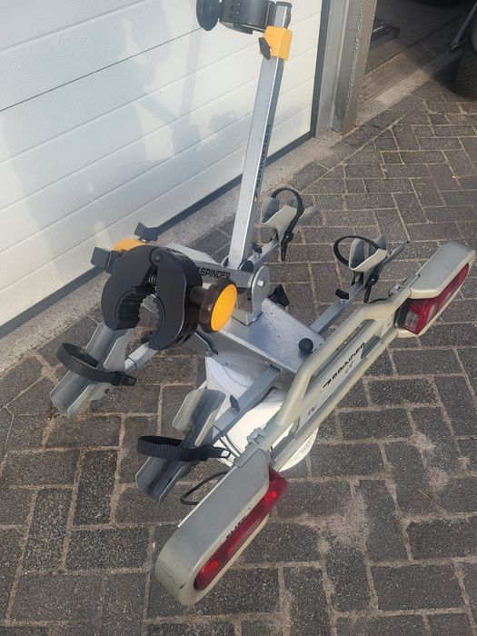 Spinder Elite 2x35kg bagażnik rowerowy uchylny rozsuwane lampy na hak 2 rowery
