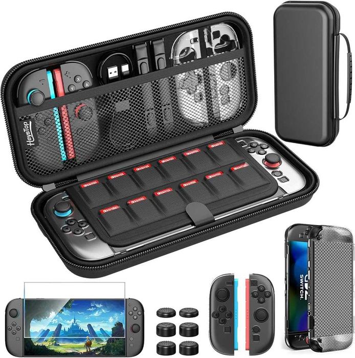 Etui HEYSTOP do Nintendo Switch 2 (2025) – Twardy pokrowiec, NOWE