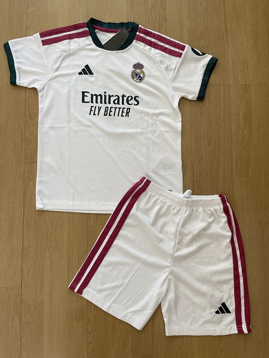 Vini Jr real madrid futebol equipamento criança