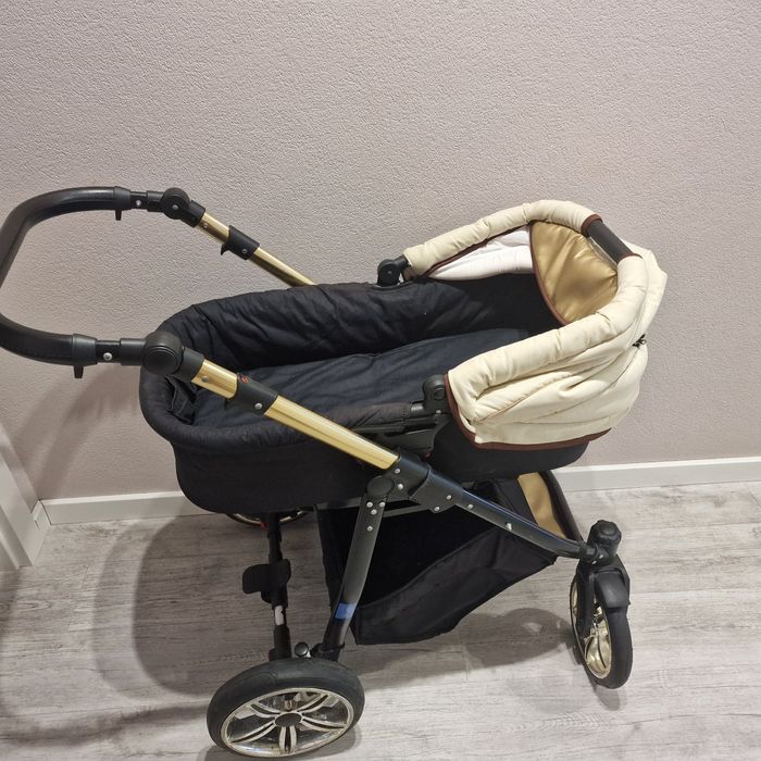 Wózek dzieciecy 3w1 pompowane kola stan bdb