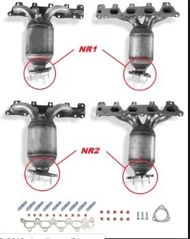 Паук (вставка взамен катколлектора) 4-1 Opel Astra G Z16XER с EGR.