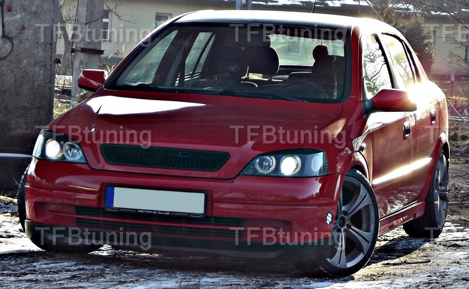 spoiler dokładka przód astra 2 g tfb tuning
