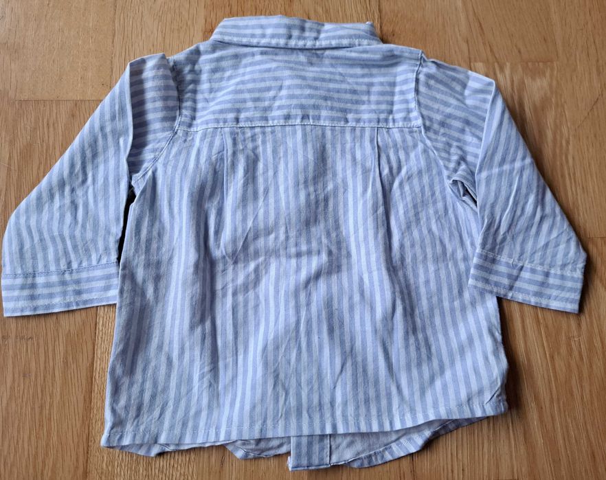 Camisa Benetton - 56cm - 1 a 3 meses - Nova!