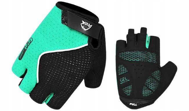 Dziecięce rękawiczki rowerowe Prox Kids Ultimate S/8 Gel Air Miętowe
