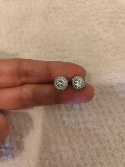 Conjunto brincos prata