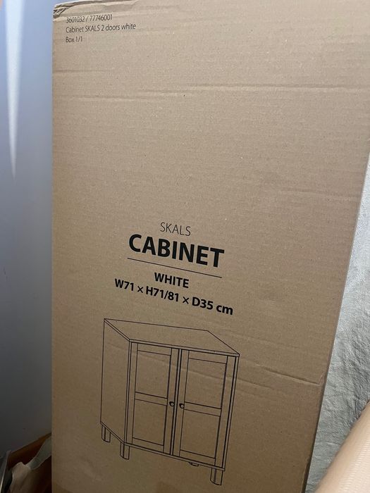 Szafka jysk cabinet biała