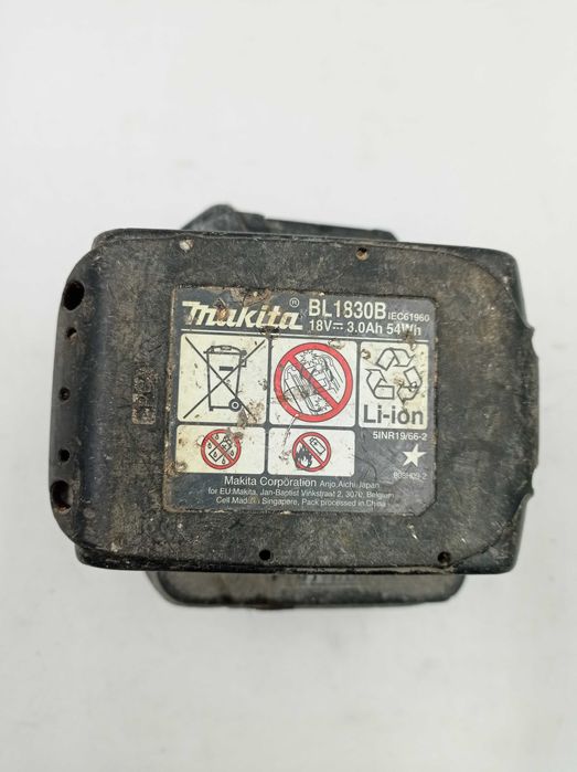 Zestaw 6 niesprawnych akumulatorów do elektronarzędzi Makita BL1830B