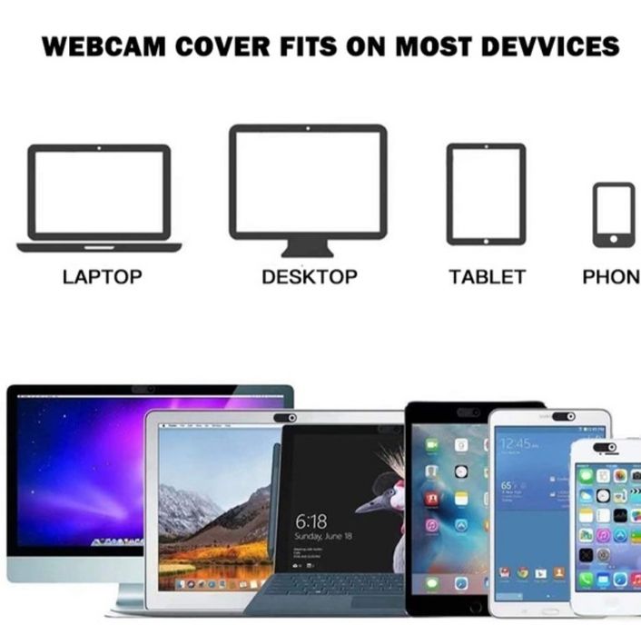 Tapa câmeras multiusos