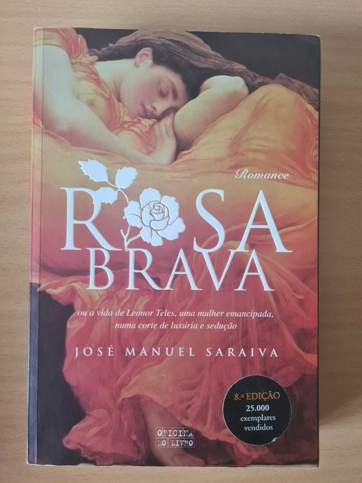 Livro "Rosa Brava" de José Manuel Saraiva