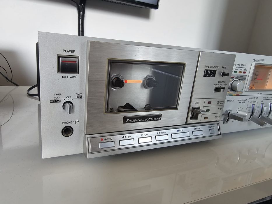 Magnetofon AIWA AD-M700E 3 głowice po serwisie
