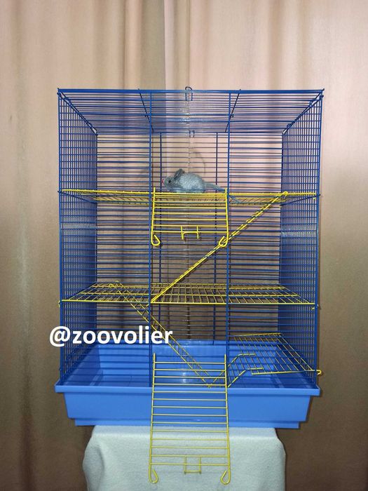 Клітка для дегу, щурів чи інших гризунів 47х28х62(висота) 3-поверхи