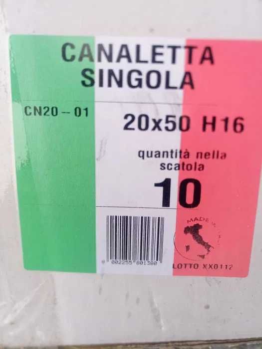 Canal Drenagem Cinza sem Grelha em Plástico 50cm