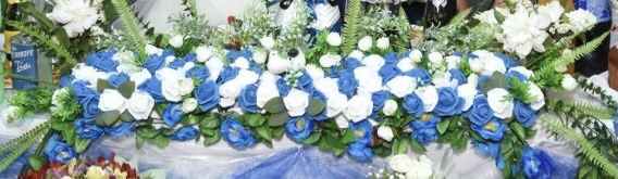 Экибана на свадьбу , композиция из цветов