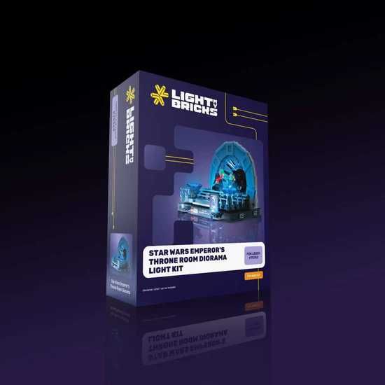 Kit de iluminação Light My Bricks 2.0 LEGO Star Wars Emperor's Throne