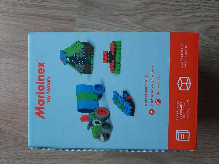 Klocki Marioinex Mini Waffle Rolnik Farmer Zestaw średni 90 sztuk