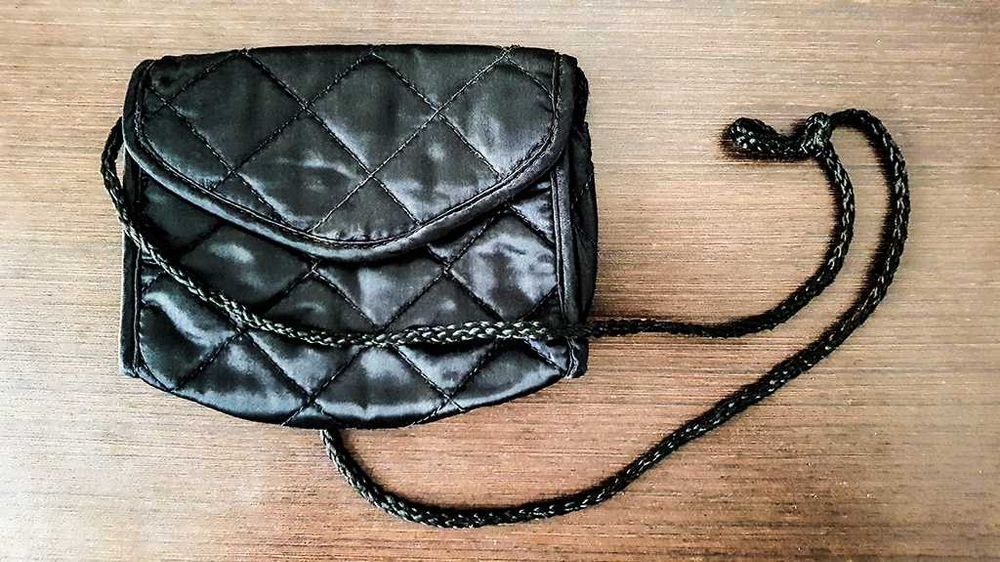 Mala de senhora creme com 3 espaços individuais + bolsa