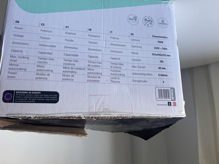 Microondas Inox IKHOS 700w