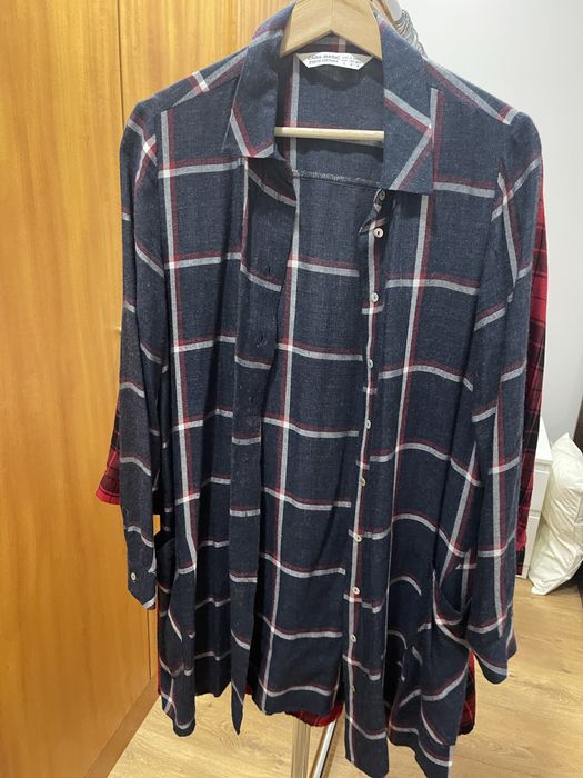Camisa flanela tamanho M zara