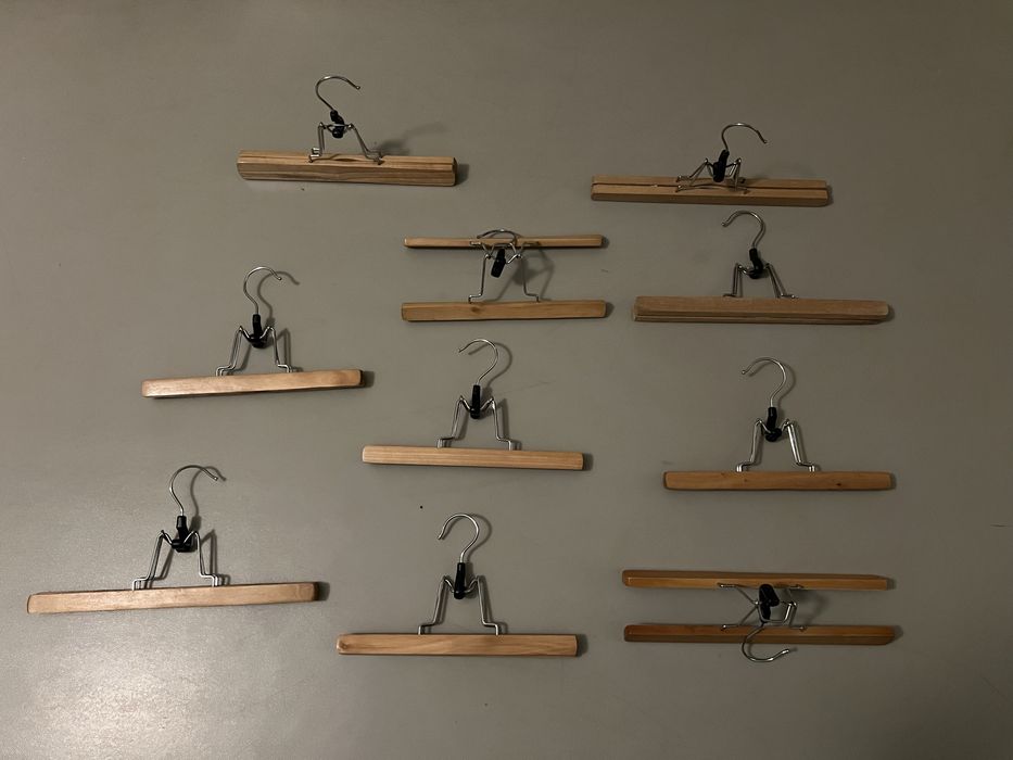 NOVOS conjunto de 10 cabides para calças