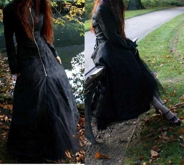 Lindo casaco preto comprido