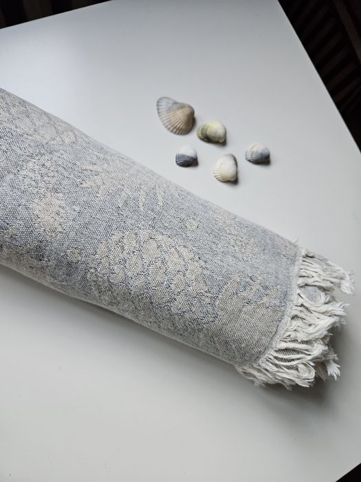 Bawełniany ręcznik plażowy, do sauny Peshtemal w ananasy szary