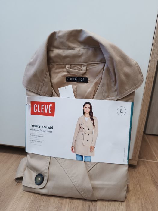 Trencz beżowy Cleve