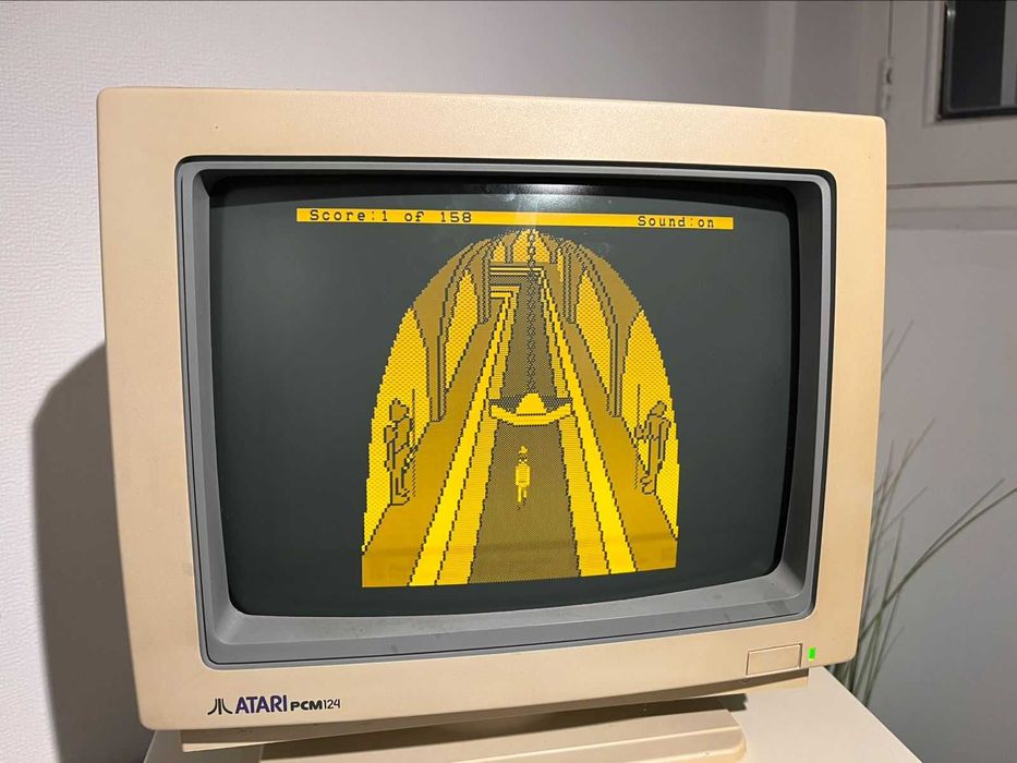 komputer Atari ABC 286/30 kompletny z klawiaturą i monitorem Atari PCM124