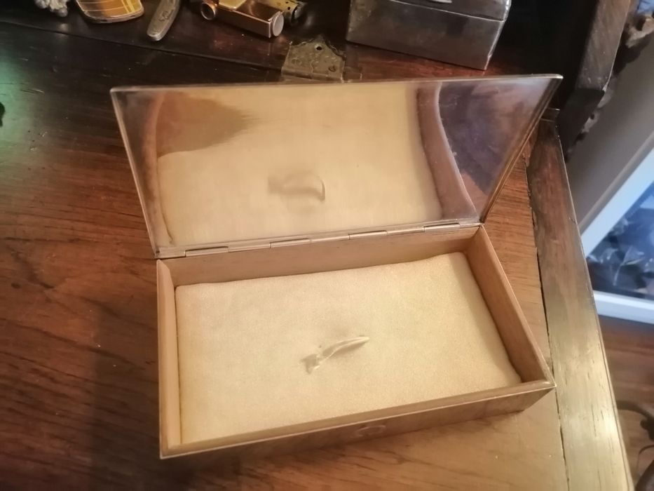 Caixa de relógio Omega - Jezler antiga em prata