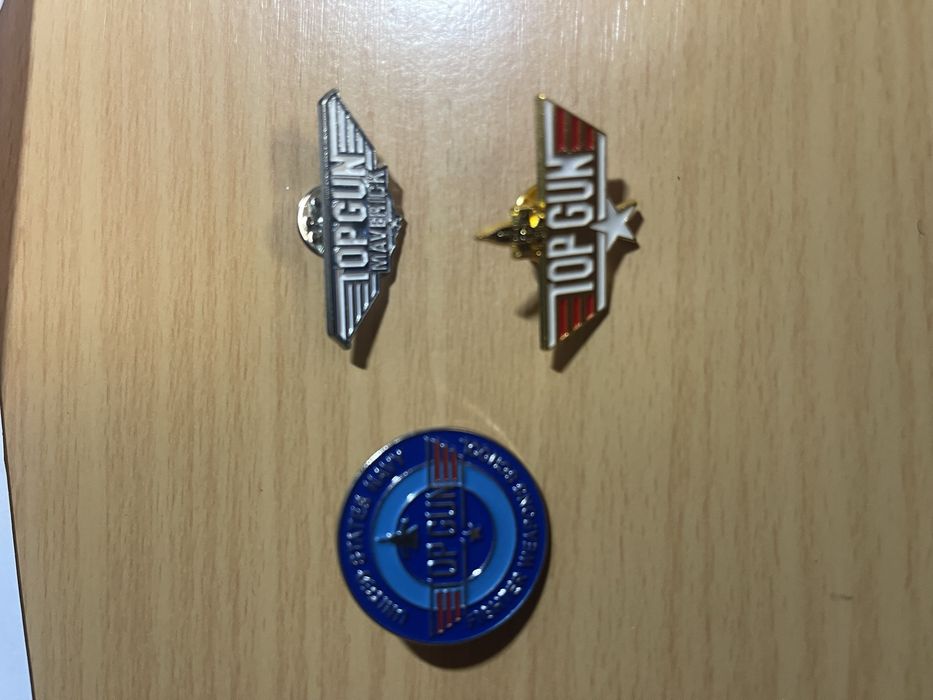 Top Gun patch velcro e pins espectactulo!