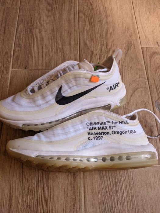 Nike air max 97 × off White