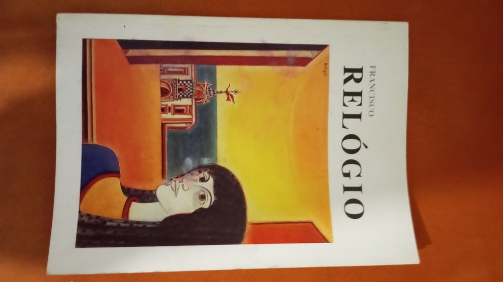 Livro sobre a obra de Francisco relógio com dedicatória de Mário cesár