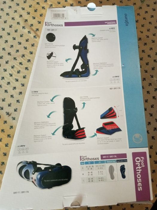 Ортез чобіт розмір М - 38-42