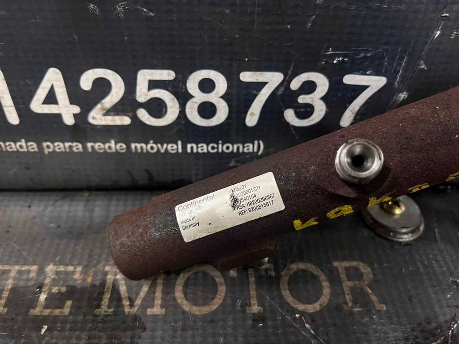 Régua injeção usada NISSAN QASHQAI 1.5 DCI K9K282 8200815617