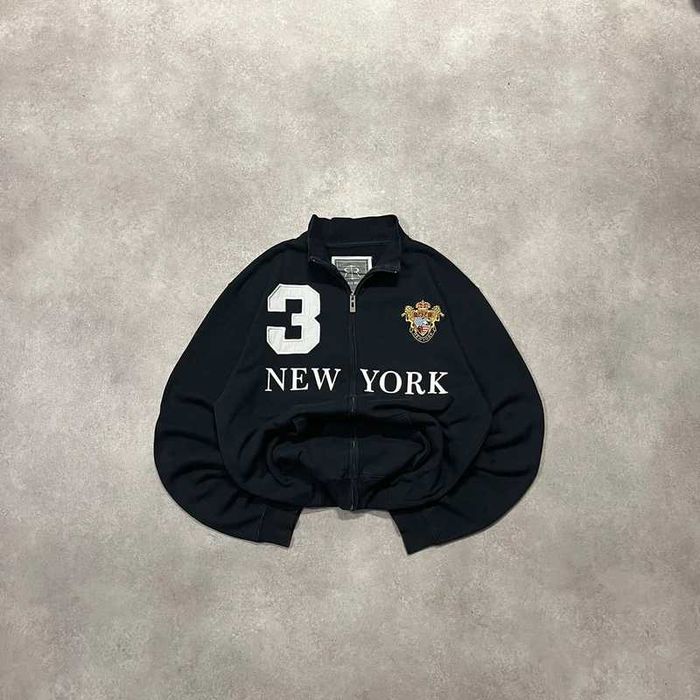 Vintage Bluza New York Zip Up Y2K Chief Keef Style Retro Swag 00s