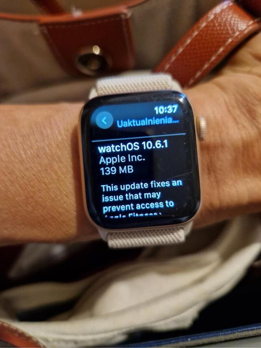 APPLE WATCH Seria 6 z EKG ,Gold Alu Pink 40MM + 5 pasków