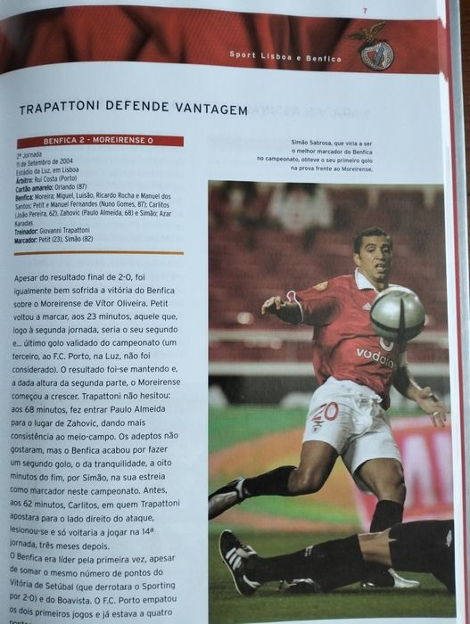Livro SLB Campeão 2004/05