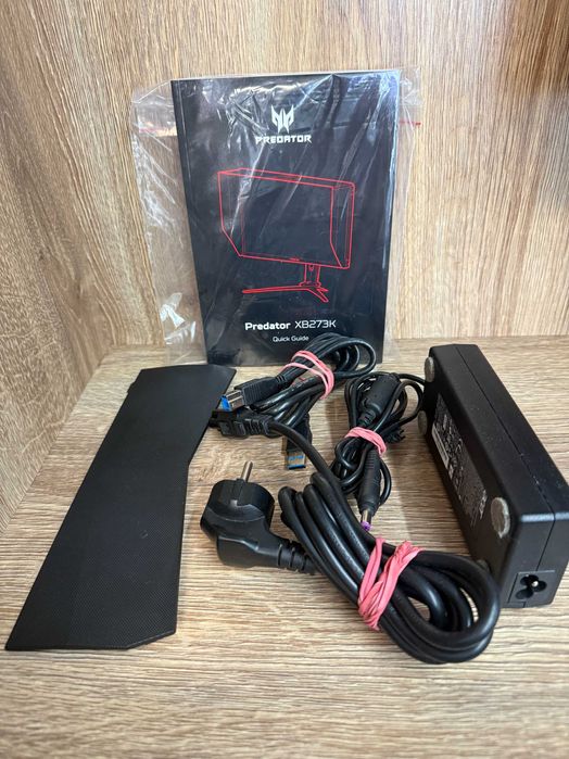 Monitor Acer Predator XB273K Pbmiphzx UM.HX3EE.P01 Okablowanie