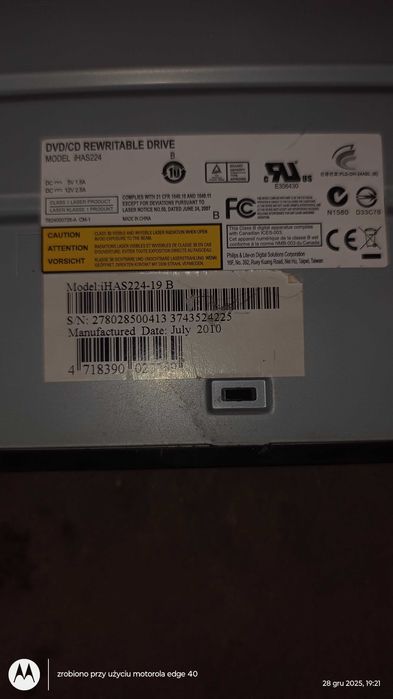 Napęd DVD  Philips  Lite-On