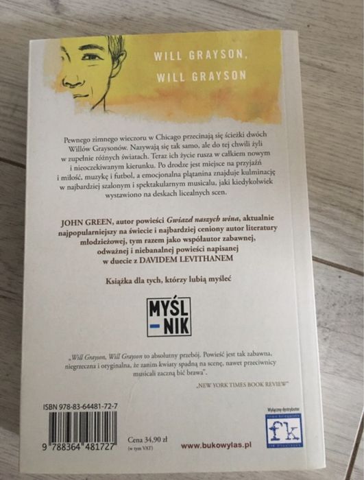 John Green „Will Grayson, Will Grayson”