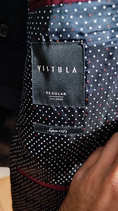 Nowy garnitur - vistula 182/120/110 60L - ciemny granat