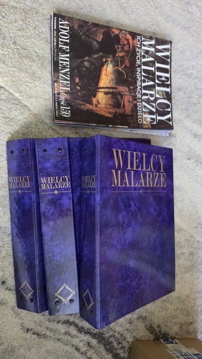 Cała kolekcja 11 segregatorów Wielcy Malarze czasopismo