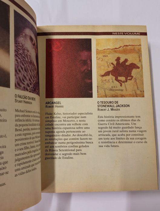 O advogado, de John Grisham. O Falcão da Neves, de Stuart Harrison
